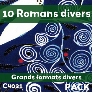 Pack de 10 Romans divers grand format (soit le livre à 800 F)