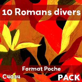 Pack de 10 Romans Format Poche (soit le livre à 500 F)