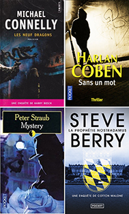 Pack de 10 romans policiers Format Poche (soit le livre à 800 F) – Image 2