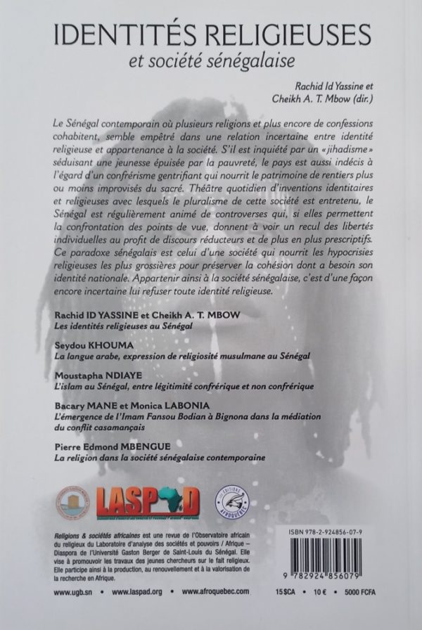 Religions et sociétés africaines - Numéro 2 - Identités religieuses et société sénégalaise – Image 2