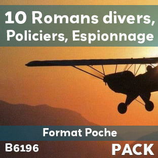 Pack 10 Romans divers Format Poche (soit 500 F le livre)