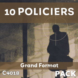 Pack de 10 romans Policiers Grand Format (soit le livre à 1.000 F)